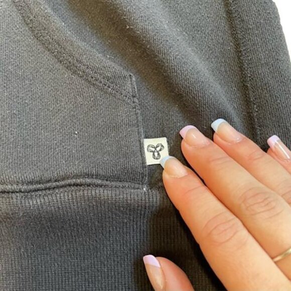 TNA Black Atlantic Long Zip up Hoodie Sweater Size XS - Picture 5 of 6